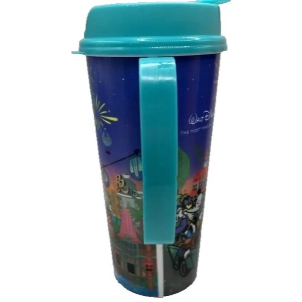 Set of 2 Walt Disney World Resort Reusable Mug Mickey & Friends 4 Parks 2024